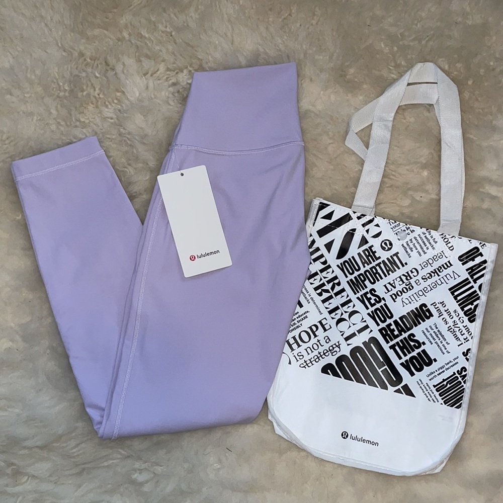 Lululemon Wunder Under High Rise Lavender - Like new